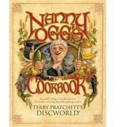 Nanny Ogg's Cookbook a paperback useful and improving Almanack of information including astonishing recipes from Terry Pratchett's Discworld by Terry.