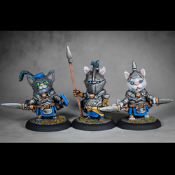 Order Of The Box - The Kittenguard - Nightfolk cat miniatures by Northumbrian Tin Soldier 