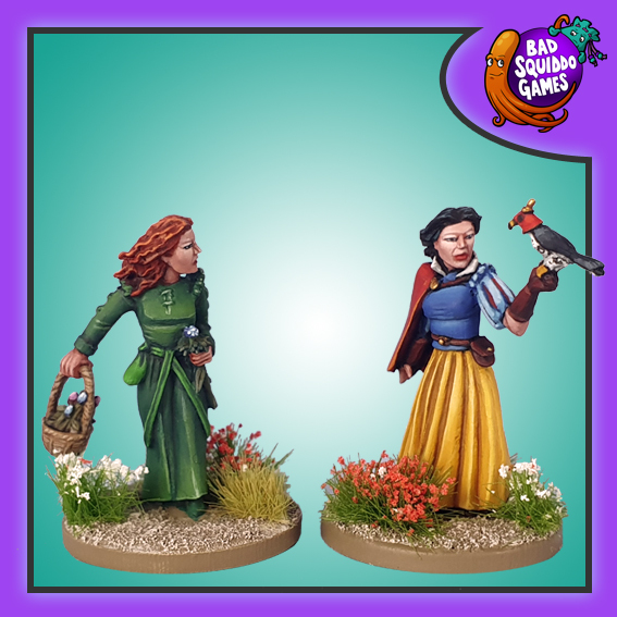 bad squiddo games metal gaming figure. Falconer & Herbalist