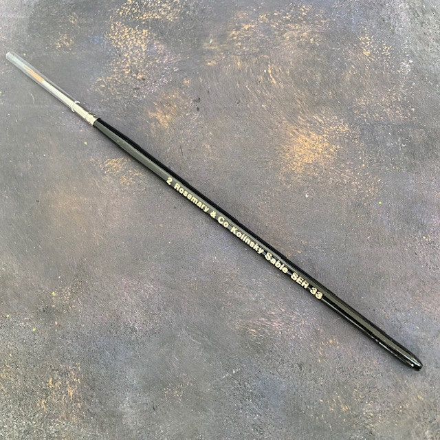 Series 33 Kolinsky Sable -2 - Rosemary & Co paint brush