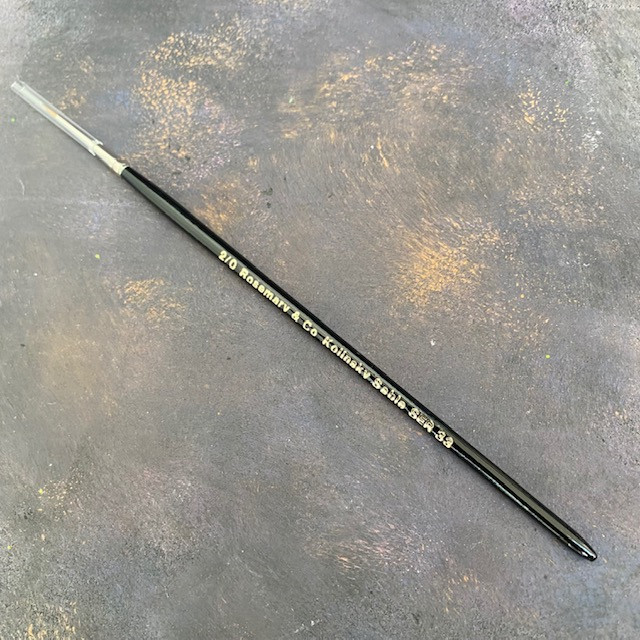 Series 33 Kolinsky Sable -2/0 - Rosemary & Co paint brush