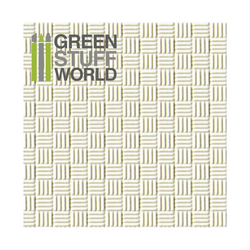 ABS Plasticard Offset Lines Textured Sheet by Green Stuff World