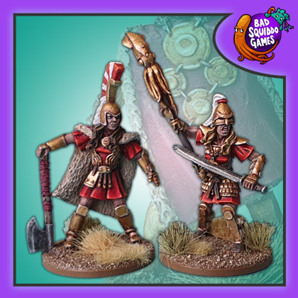 Amazon Commander & Standard Bearer - BFM114 - Bad Squiddo Games