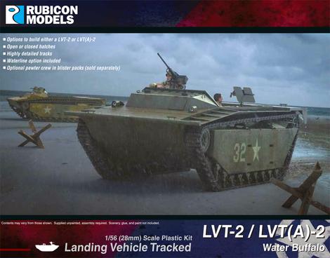 LVT-2 / LVT (A)-2 Water Buffalo - United States (Rubicon 280067) :www.mightylancergames.co.uk