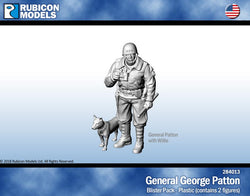 General George Patton with Willie (Rubicon 280070) :www.mightylancergames.co.uk 