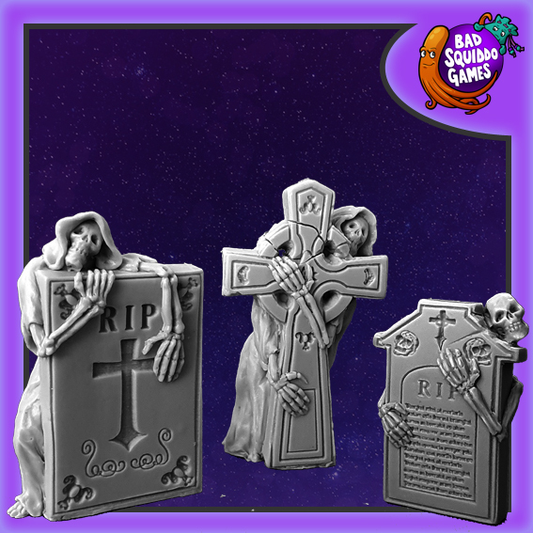 Haunted Tombstones from Bad Squi...