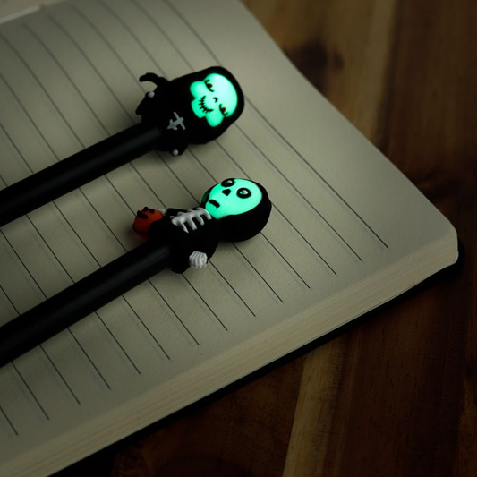 Glow In The Dark Spooky Pen - Fi...