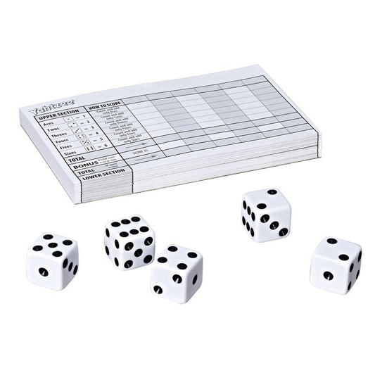 Yahtzee game in retail packaging