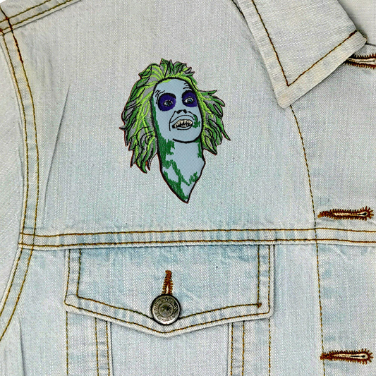 Beetlejuice Iron On Patch