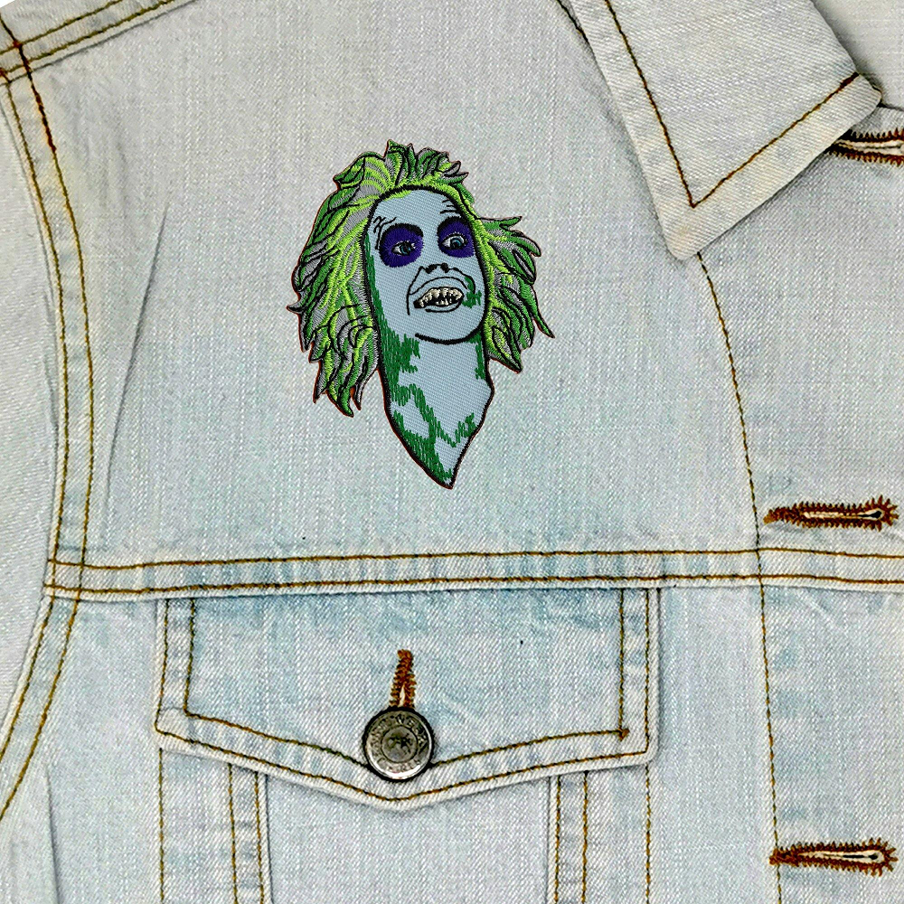 Beetlejuice Iron On Patch