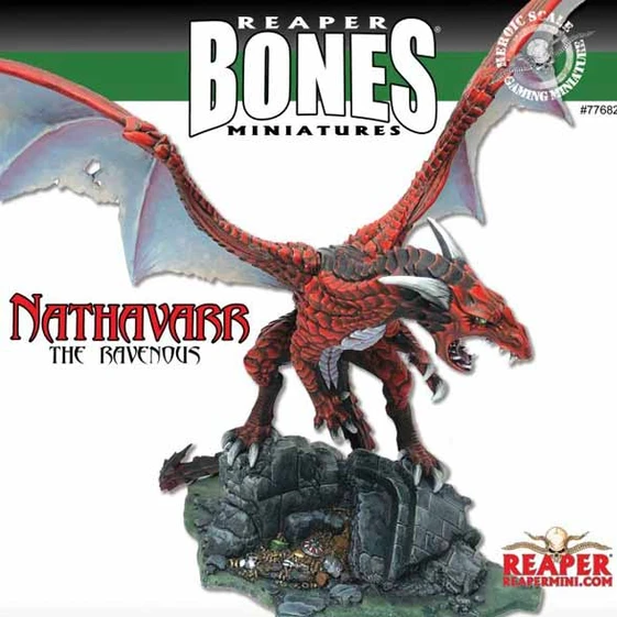 77682 - Nathavarr The Ravenous Dragon miniature by Reaper miniatures