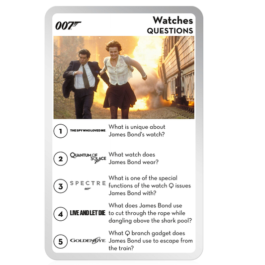 James Bond 007 Top Trumps Quiz Game