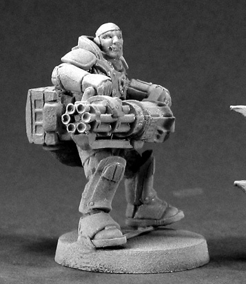 heavy gunner, reaper miniature uk stockist