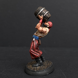 Hand painted pirate from the Reaper Miniatures range. Mrs MLG has painted this pirate who is drinking directly from a barrel with red trousers and white shirt. 
