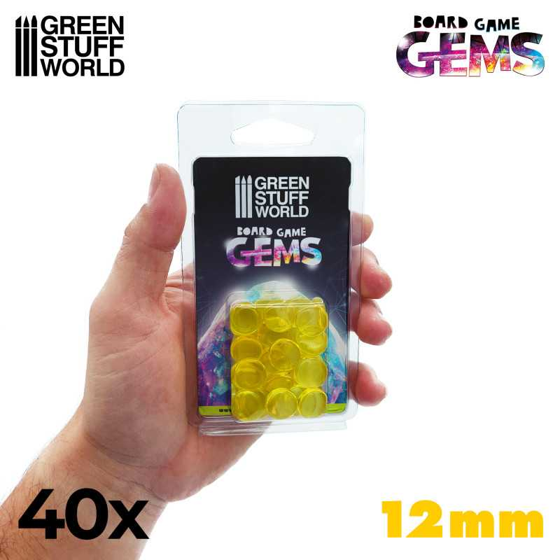 Yellow Board Game Gems by Green Stuff World