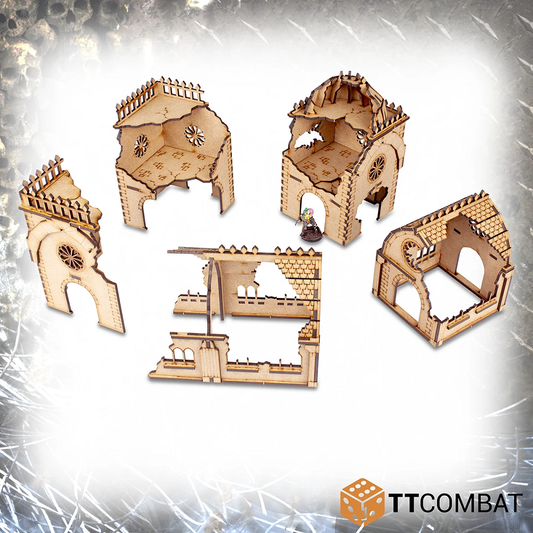 Convent Ruins MDF kit built