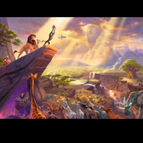 Disney The Lion King 1000 Piece Jigsaw Puzzle. The classic image of young Simba atop pride rock is the focal image of this picture puzzle with the edition of some of your Lion King favourites in the background making this iconic scene even better. 