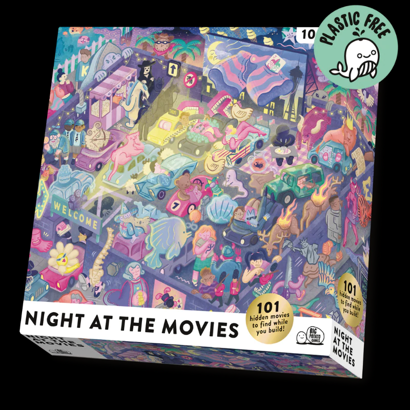 Night Of The Movies 1000 Piece Jigsaw Puzzle