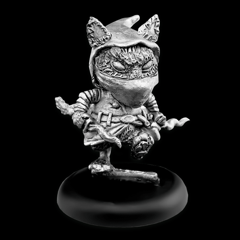 Vivienne The Rogue - Cats Of Crumptown - Nightfolk cat miniature from Northumbrian Tin Solider