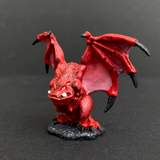 Hand painted demon from the range by Reaper Miniatures. Mrs MLG has painted this little demon with a red and black colour scheme. 