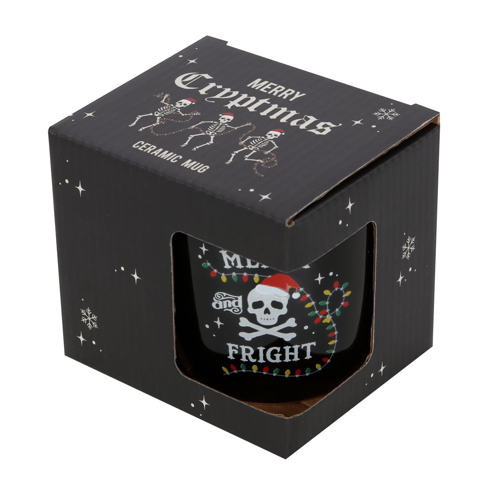 May Your Christmas Be Merry & Fright Mug - Merry Cryptmas