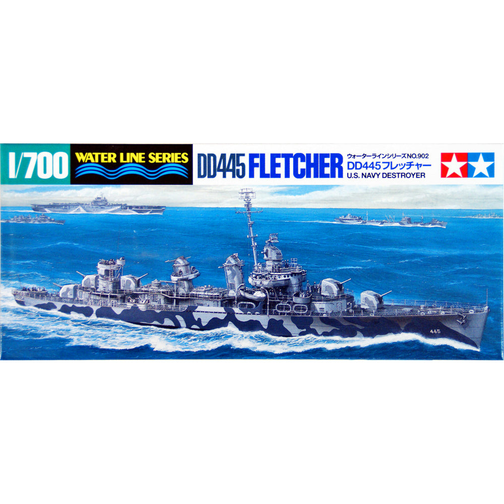 US Navy Destroyer DD445 Fletcher - Tamiya 1/700 Scale Ship