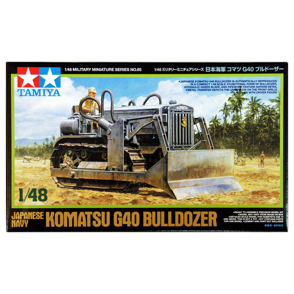 Japanese Navy Komatsu G40 Bulldozer - Tamiya 1/48 Scale