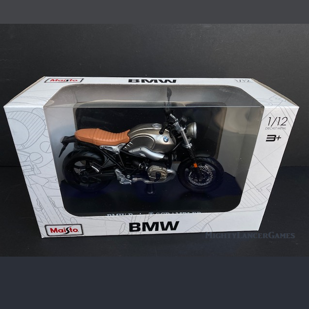 BMW R Nine T Scambler 1/12 DieCast Motorbike - Maisto