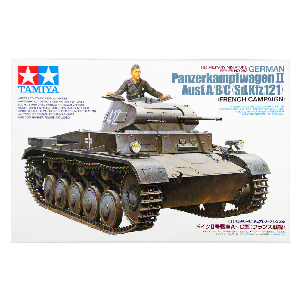 German Panzerkampfwagen II (French Campaign) - Tamiya 1/35 Scale Tank
