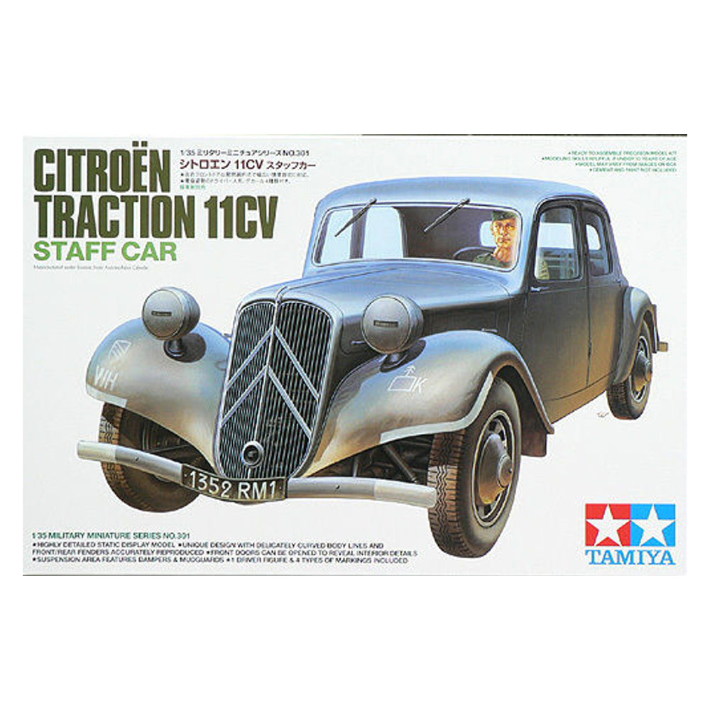 Citroen Traction 11CV Staff Car - Tamiya 1/35 Military Model