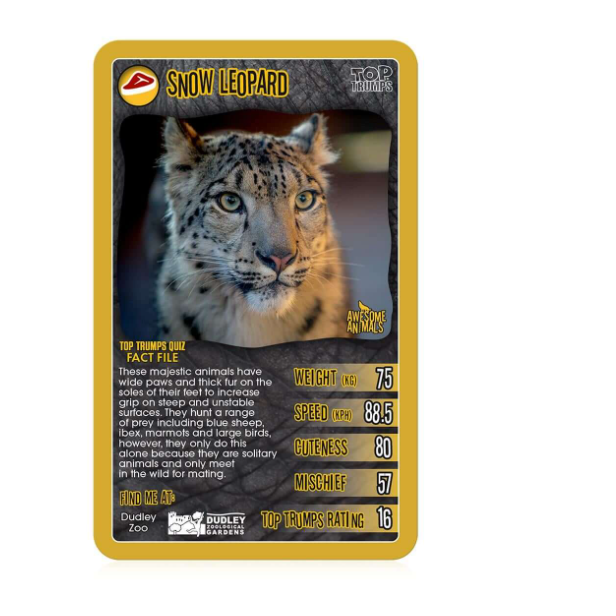 Awesome Animals Top Trumps