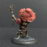 Hand painted Shabaroon from the Moonstone Mushroom and Mayhem range. Mrs MLG has painted this goblin in a green colour scheme with red mushrooms.