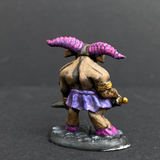 Hand painted minitaur from the Reaper Miniatures range. Mrs MLG has painted this minitaur with sword giving him bright pink horns and hooves