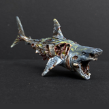 Hand painted zombie shark from the Reaper Miniatures range. Mrs MLG has hand painted this undead zombie shark including blood and puss effects.