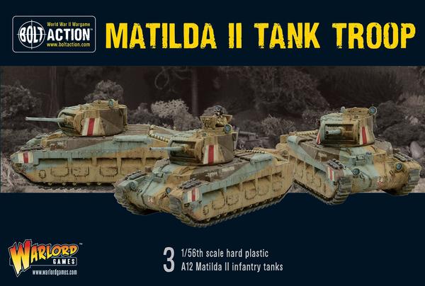 British Matilda II Tank Troop (Bolt Action): www.mightylancergames.co.uk