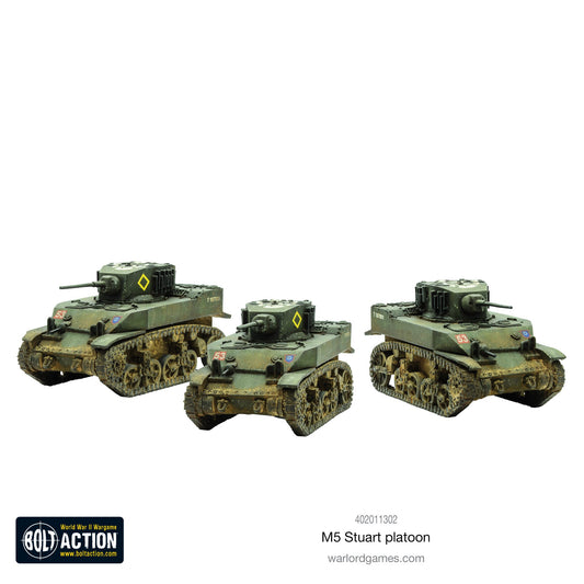 M5 Stuart Platoon - Bolt Action ...