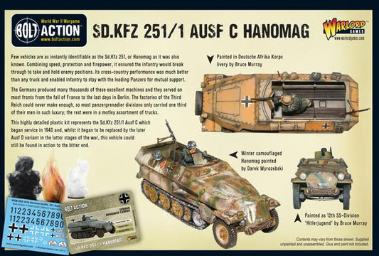 Sd.Kfz 251/1 ausf C Hanomag - Bo...