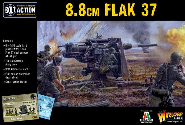 8.8 cm FLAK 37 - German (Bolt Action) :www.mightylancergames.co.uk