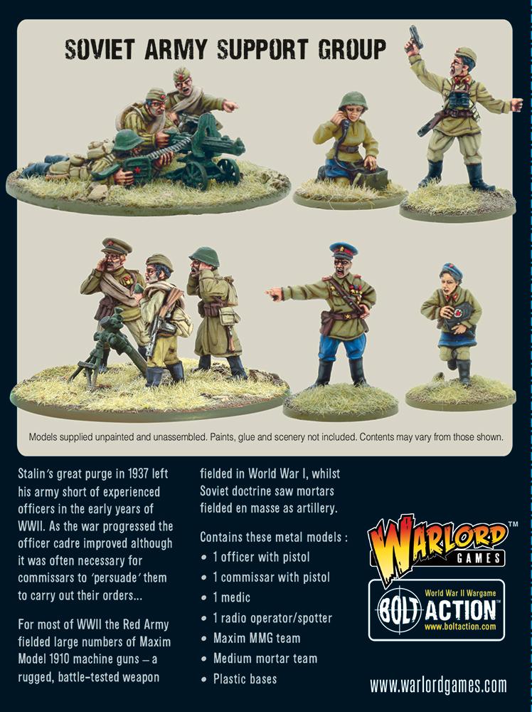 Soviet Army Support Group - Soviet Union (Bolt Action)