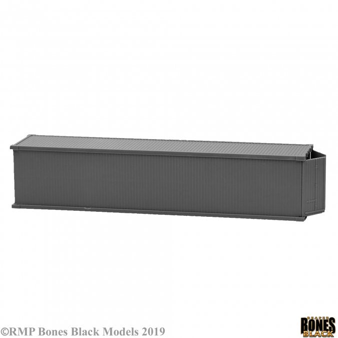 40' Shipping Container (Bones Black) - 49024