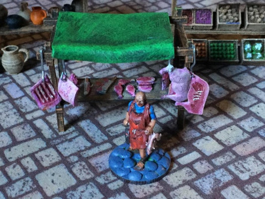 A Butcher Market Stall by Iron G...