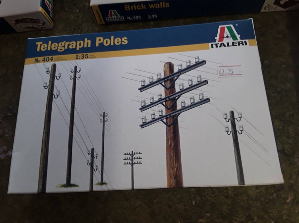 Italeri 1/35 - Telegraph Poles: www.mightylancergames.co.uk