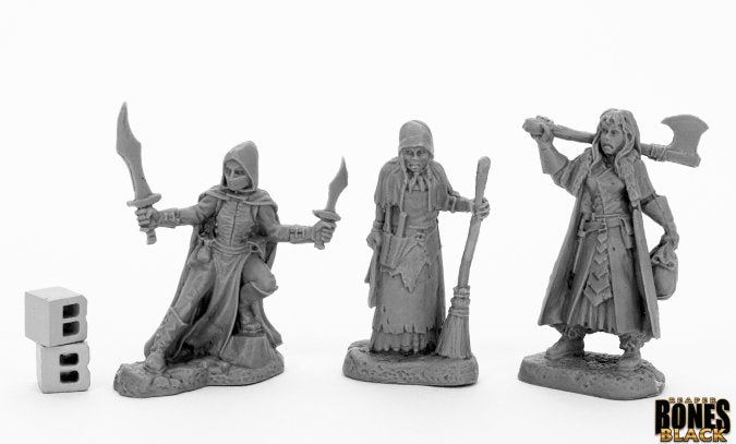 44036: WOMEN OF DREADMERE (3) reaper bones black