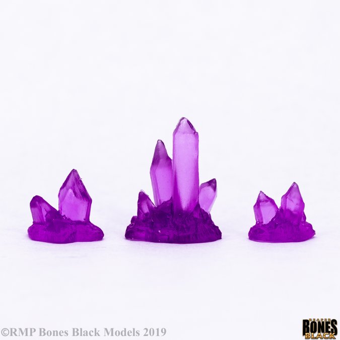 44069 Darkreach Crystals (3) Reaper Bones Black - mighty lancer games
