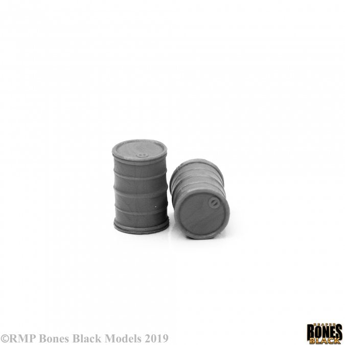 49034 - Modern Barrels x2 (Bones Black) :www.mightylancergames.co.uk