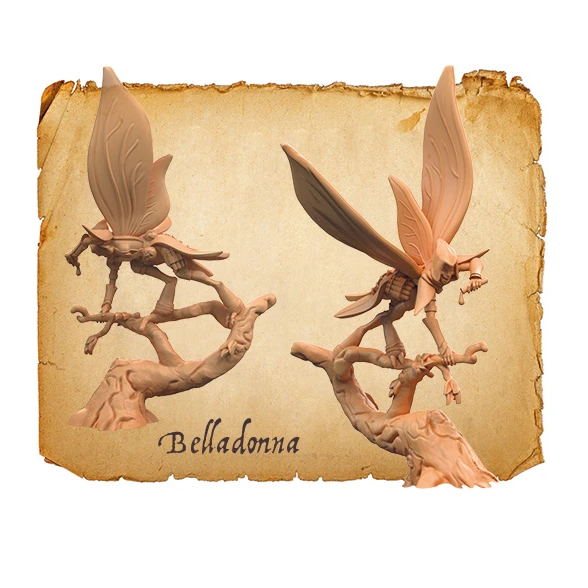 Moonstone Blood Magic Troupe miniature of a fairy in a tree