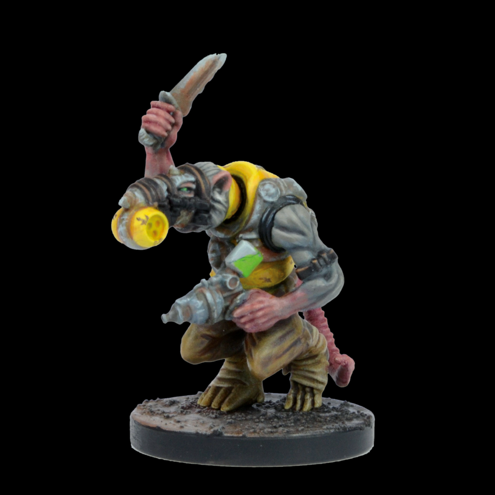 Deadzone Veer-Myn Claw Pack Starter by Mantic Games contains 13 miniatures for your wargaming table. Giant, full armed rats