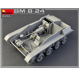 BM-8-24 A scale model kit of a Miniart Self Propelled Rocket Launcher Interior Kit - showing the engine 