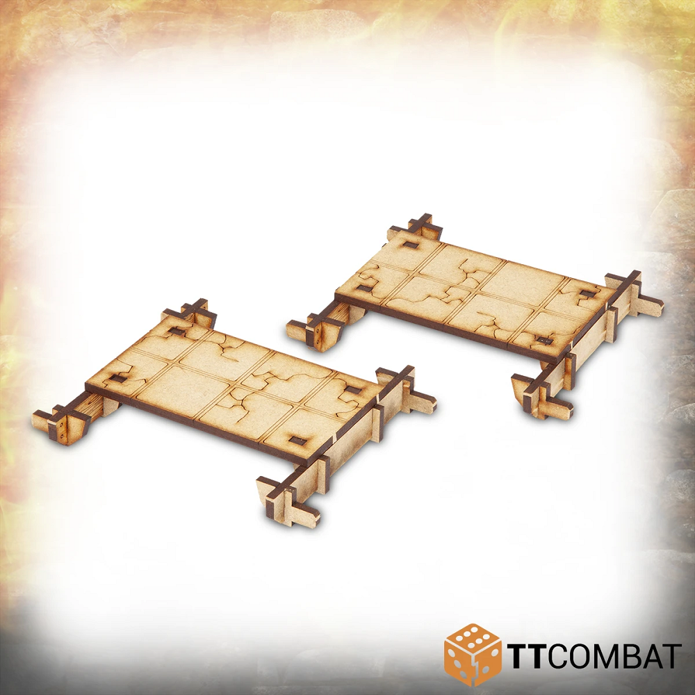 Derelict Enclave by TT Combat, multi level MDF scenery for your tabletop game. piece view