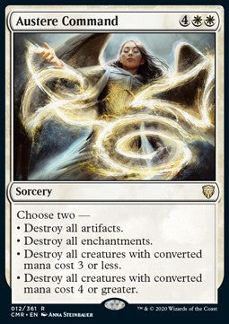 Austere Command Foil & Non Foil Singles UK